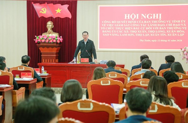 Thanh Hóa: Chủ tịch Ủy ban MTTQ Việt Nam tỉnh giám sát công tác chuẩn bị bầu cử ĐBQH và đại biểu HĐND