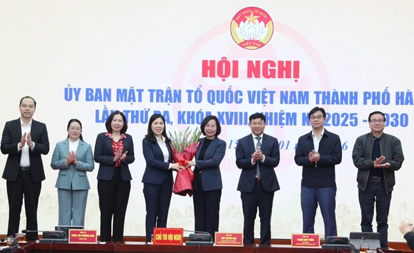 Hà Nội: Ủy ban MTTQ Việt Nam thành phố tổ chức hội nghị lần thứ 3, khóa XVIII nhiệm kỳ 2025 - 2030 