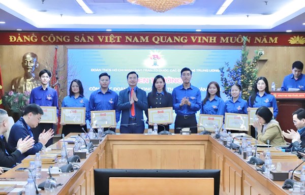 Đoàn Thanh niên MTTQ, các đoàn thể Trung ương tổ chức hội nghị tổng kết công tác Đoàn năm 2025