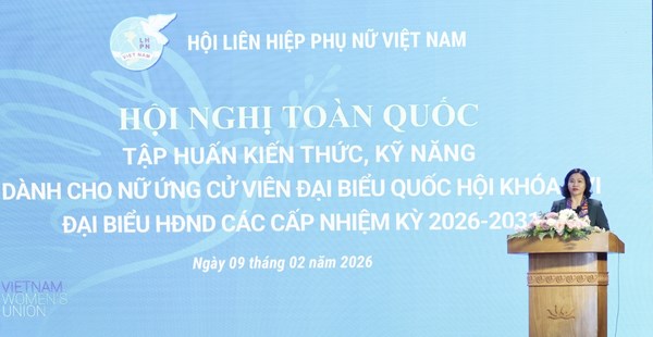 Hội LHPN Việt Nam tập huấn cho nữ ứng cử viên đại biểu Quốc hội và HĐND các cấp