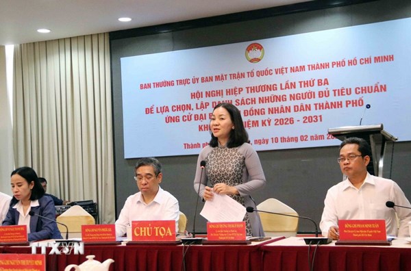 TP. Hồ Chí Minh hiệp thương lần ba danh sách ứng cử đại biểu Quốc hội khóa XVI