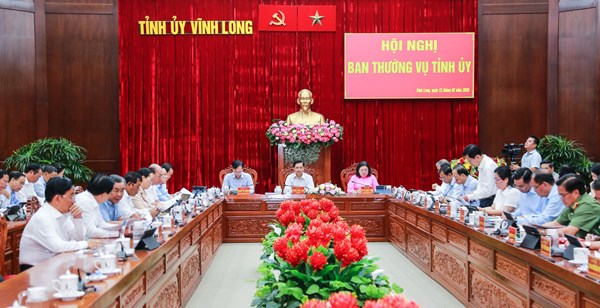 Vĩnh Long: Ban Thường vụ Tỉnh ủy cho ý kiến về danh sách người ứng cử đại biểu HĐND tỉnh