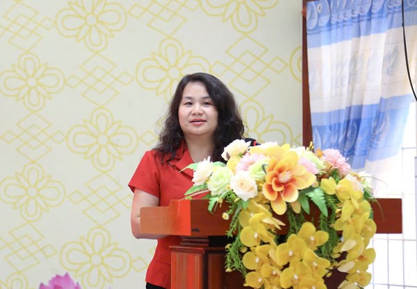 Bà Nguyễn Quỳnh Liên tiếp xúc cử tri xã Đông Thái, tỉnh An Giang