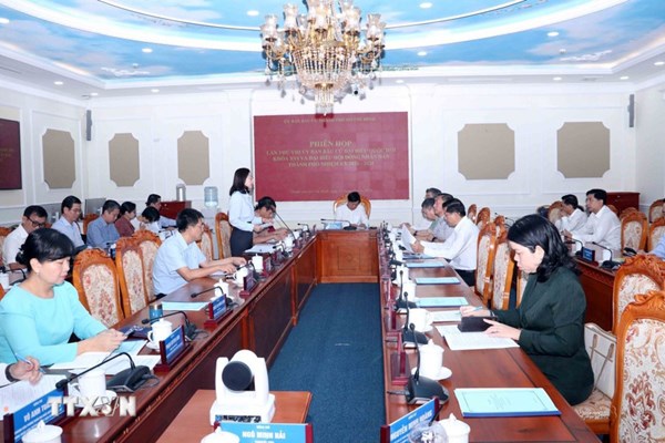 Thành phố Hồ Chí Minh: Ủy ban Bầu cử thành phố tổ chức phiên họp lần thứ 8