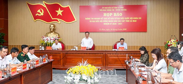 Cà Mau tổ chức thành công bầu cử với gần 100% cử tri đi bỏ phiếu