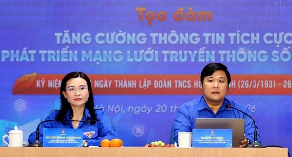 Trung ương Đoàn tổ chức tọa đàm chủ đề 'Tăng cường thông tin tích cực và phát triển mạng lưới truyền thông số của Đoàn'
