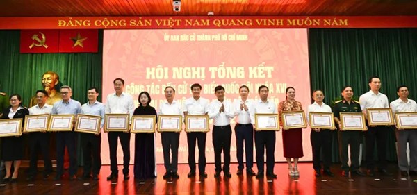 Ủy ban bầu cử thành phố Hồ Chí Minh tổ chức hội nghị tổng kết công tác bầu cử đại biểu Quốc hội nhiệm kỳ 2026-2031