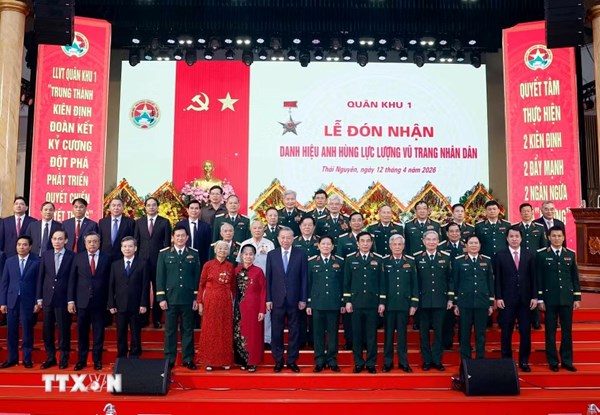 Tổng Bí thư, Chủ tịch nước Tô Lâm: Xây dựng Lực lượng vũ trang Quân khu 1 vững mạnh toàn diện