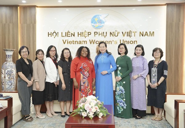 Trung ương Hội LHPN Việt Nam làm việc với UN Women tại Việt Nam