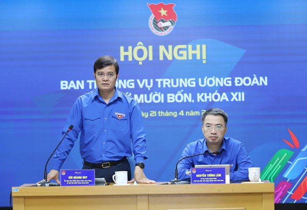 Khai mạc Hội nghị Ban Thường vụ Trung ương Đoàn lần thứ 14