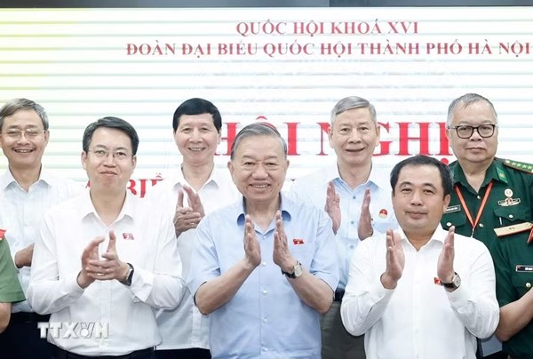 Tổng Bí thư, Chủ tịch nước Tô Lâm tiếp xúc cử tri thành phố Hà Nội
