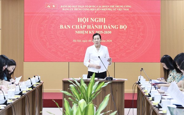 Hội nghị Ban Chấp hành Đảng bộ Trung ương Hội LHPN Việt Nam nhiệm kỳ 2025 - 2030 