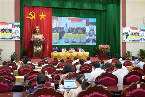 Vĩnh Long: Đoàn đại biểu Quốc hội tỉnh tiếp xúc cử tri sau Kỳ họp thứ nhất, Quốc hội khóa XVI