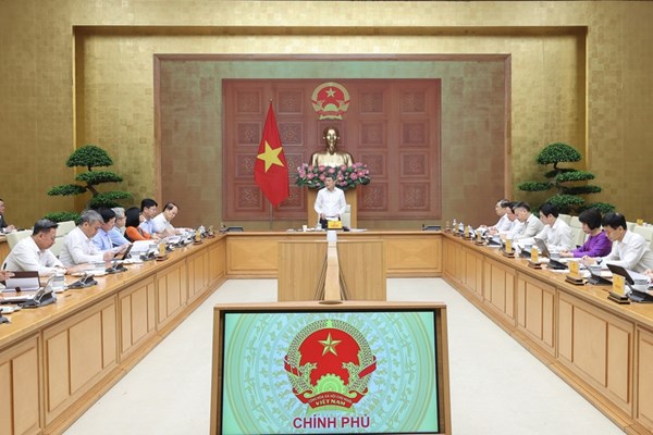 Thủ tướng Chính phủ Lê Minh Hưng làm việc với Bộ Tư pháp về tình hình thực hiện nhiệm vụ từ đầu năm 2026