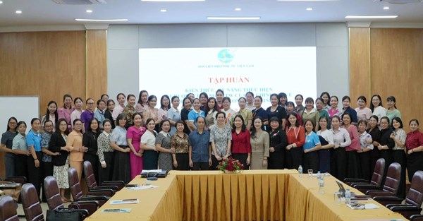Trung ương Hội LHPN Việt Nam tập huấn kiến thức, kỹ năng thực hiện Nghị quyết 59 cho cán bộ Hội khu vực phía Nam