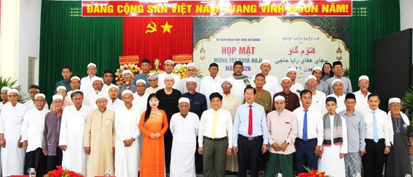 An Giang họp mặt mừng Tết Roya Haji năm 2026 của đồng bào Chăm
