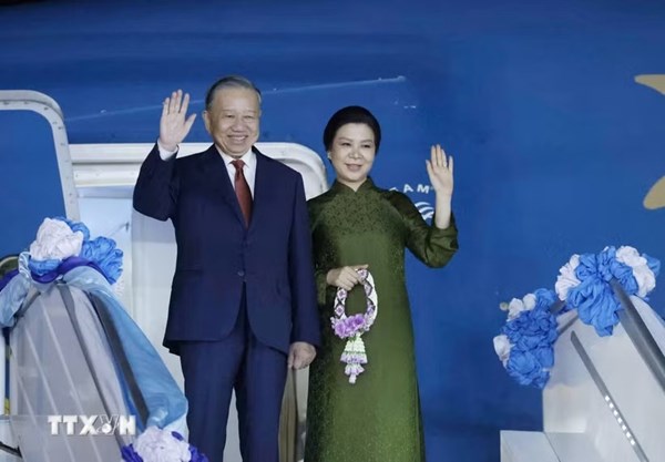 Tổng Bí thư, Chủ tịch nước Tô Lâm và Phu nhân kết thúc tốt đẹp chuyến thăm chính thức Vương quốc Thái Lan