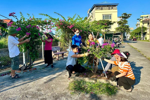 Lan tỏa phong trào “xanh - sạch - đẹp” tới mọi khu dân cư