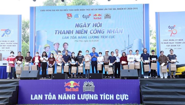Trung ương Hội Liên hiệp Thanh niên Việt Nam tổ chức Ngày hội Thanh niên công nhân năm 2026