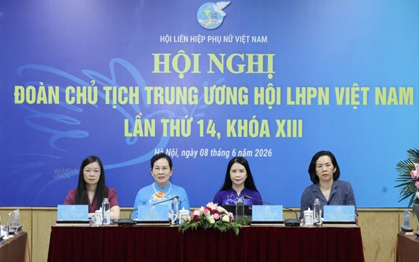 Đoàn Chủ tịch Trung ương Hội LHPN Việt Nam họp bàn công tác chuẩn bị Đại hội Phụ nữ toàn quốc XIV
