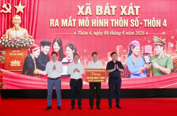 Lào Cai: Thôn 4, xã Bát Xát ra mắt mô hình “Thôn số” đầu tiên của tỉnh