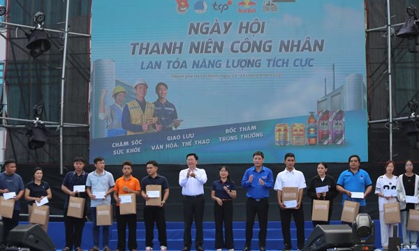Thành phố Hồ Chí Minh: Trung ương Hội Liên hiệp thanh niên Việt Nam tổ chức Ngày hội Thanh niên công nhân năm 2026