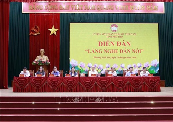 Phú Thọ: Ủy ban MTTQ Việt Nam tỉnh tổ chức diễn đàn 'Lắng nghe dân nói'