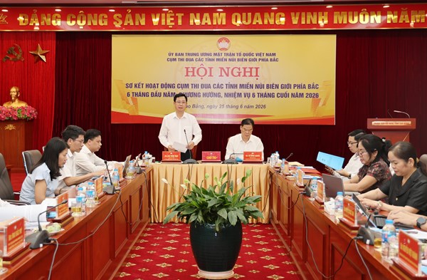 Cụm thi đua các tỉnh miền núi biên giới phía bắc sơ kết hoạt động 6 tháng đầu năm