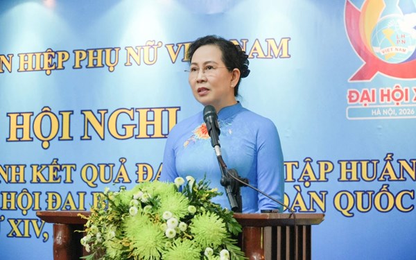 Thành phố Hồ Chí Minh: Hội LHPN Việt Nam tổ chức Hội nghị Thông báo nhanh kết quả Đại hội Phụ nữ toàn quốc lần thứ XIV