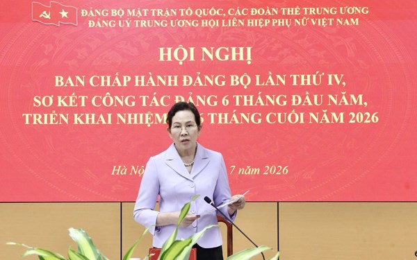 Hội nghị Ban Chấp hành Đảng bộ Cơ quan Trung ương Hội LHPN Việt Nam lần thứ IV
