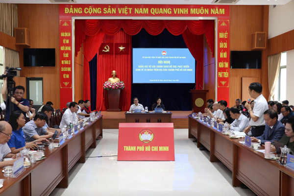 Thành phố Hồ Chí Minh: Hội nghị khảo sát về các chính sách hỗ trợ, phát triển kinh tế tư nhân trên địa bàn thành phố