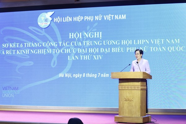 Trung ương Hội LHPN Việt Nam tổ chức Hội nghị sơ kết công tác 6 tháng đầu năm 2026 