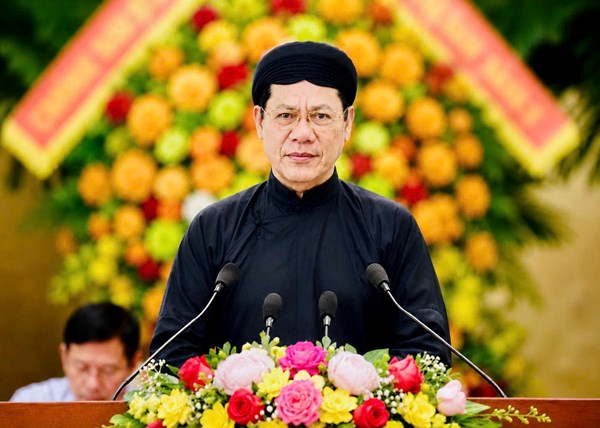 Ban Trị sự Trung ương Phật hội Tứ Ân Hiếu Nghĩa gửi thư cảm ơn Chủ tịch Ủy ban Trung ương MTTQ Việt Nam Bùi Thị Minh Hoài