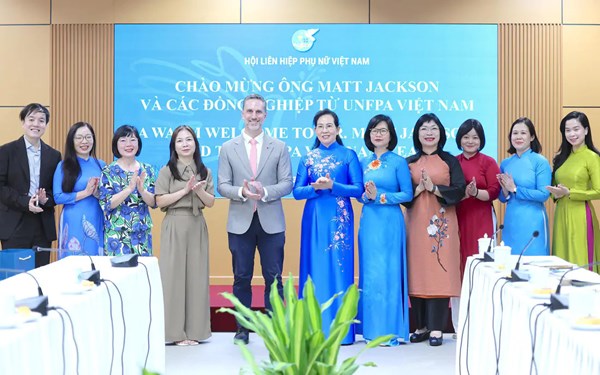 Trung ương Hội LHPN Việt Nam làm việc với Quỹ Dân số Liên hợp quốc tại Việt Nam