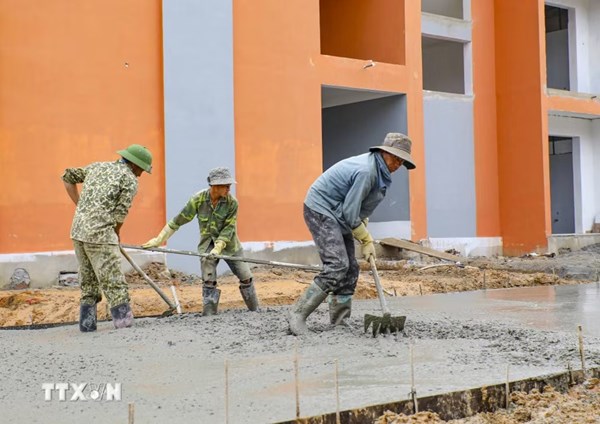Điện Biên tăng tốc để hoàn thành 9 trường nội trú liên cấp trước năm học mới