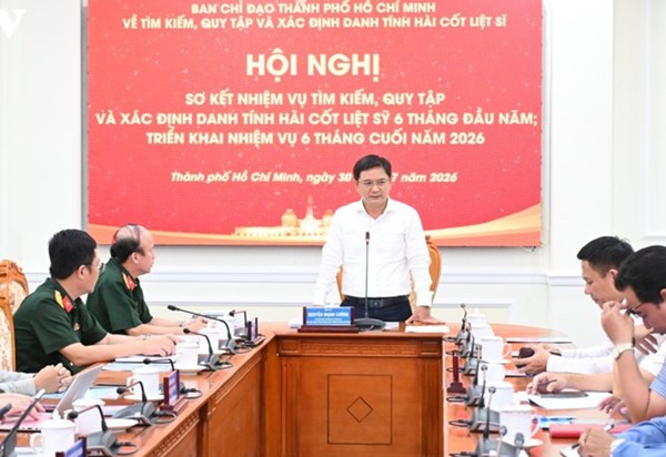 Thành phố Hồ Chí Minh: Đẩy nhanh quy tập và xác định danh tính hài cốt liệt sĩ