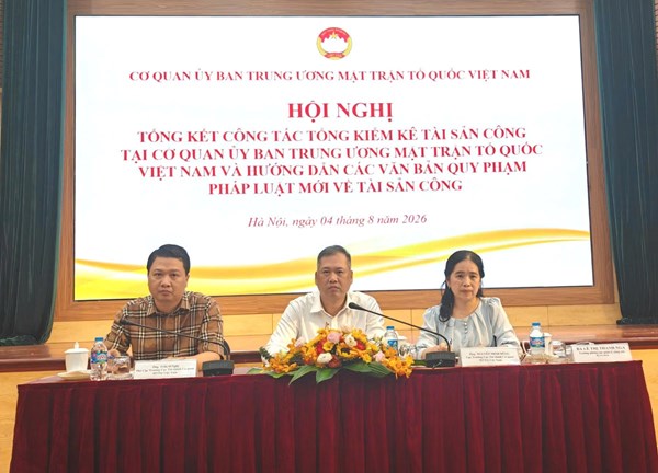 Hội nghị tổng kết công tác tổng kiểm kê tài sản công Cơ quan Ủy ban Trung ương MTTQ Việt Nam