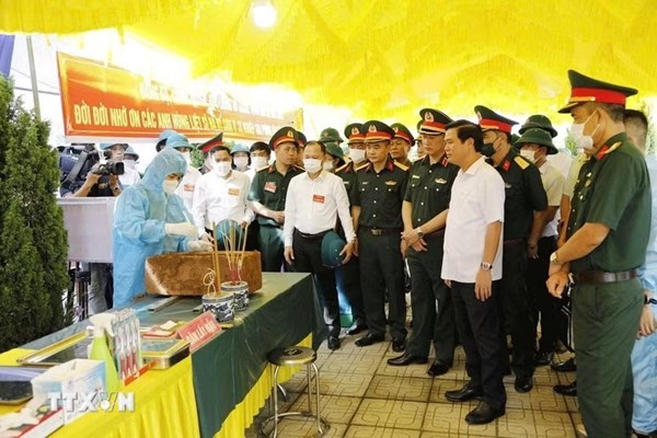 Bắc Ninh: Tiếp thêm động lực cho lực lượng lấy mẫu hài cốt liệt sỹ