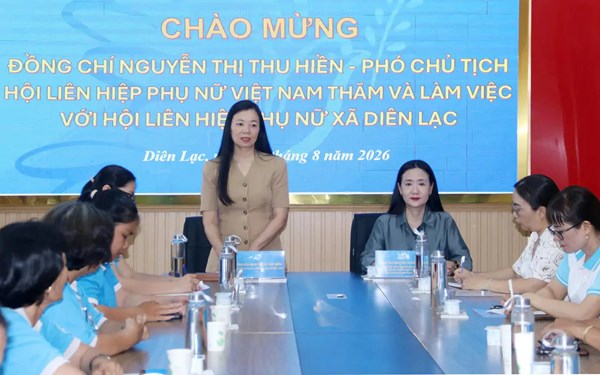 Trung ương Hội LHPN Việt Nam lắng nghe tâm tư, nguyện vọng của cán bộ Hội ở cơ sở