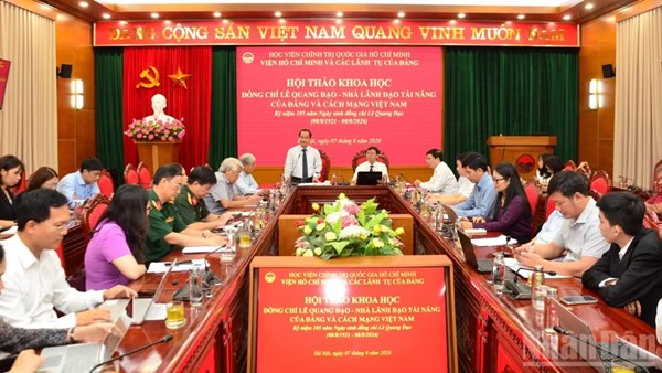 Đồng chí Lê Quang Đạo - Nhà lãnh đạo tài năng của Đảng và cách mạng Việt Nam