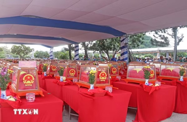 Đội K93 quy tập được 11 bộ hài cốt liệt sỹ trên địa bàn An Giang