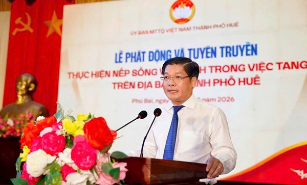 Thành phố Huế phát động thực hiện nếp sống văn minh trong việc tổ chức lễ tang