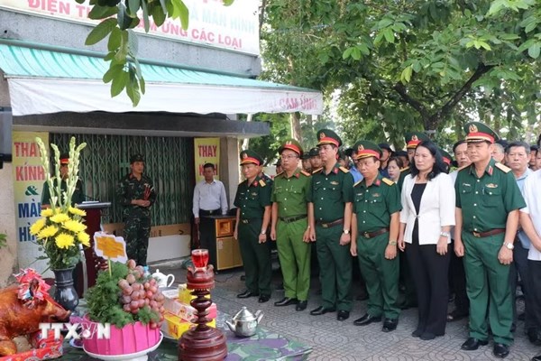 Tổ chức tìm kiếm, quy tập hài cốt liệt sỹ tại Công viên thành phố Vĩnh Long