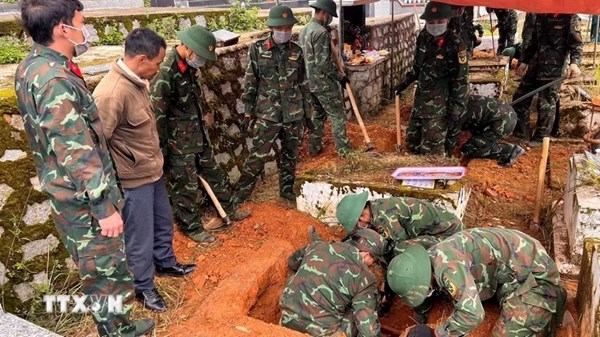 Xác minh thông tin, khoanh vùng địa điểm tìm kiếm, quy tập hài cốt liệt sỹ