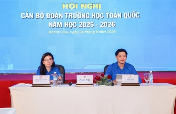 Hội nghị Cán bộ Đoàn trường học toàn quốc năm học 2025 - 2026