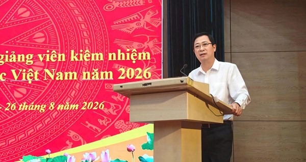 Bồi dưỡng đội ngũ giảng viên kiêm nhiệm, đáp ứng yêu cầu công tác Mặt trận trong giai đoạn mới