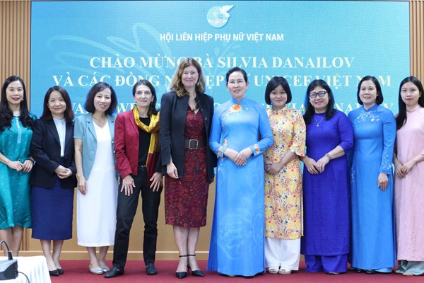 Trung ương Hội LHPN Việt Nam làm việc với Quỹ Nhi đồng Liên hợp quốc tại Việt Nam