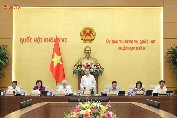 Khai mạc Phiên họp thứ 6 của Ủy ban Thường vụ Quốc hội