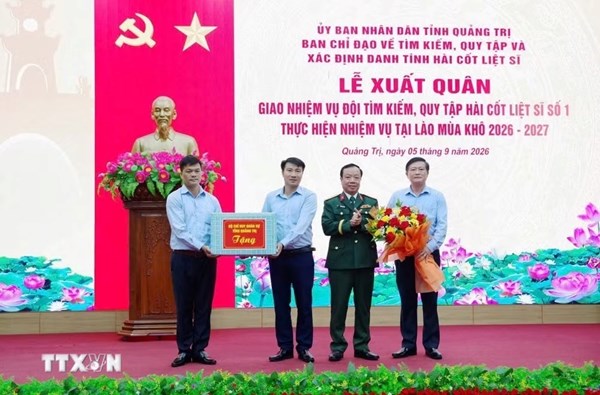 Lễ xuất quân tìm kiếm, quy tập hài cốt liệt sỹ quân tình nguyện hy sinh tại Lào