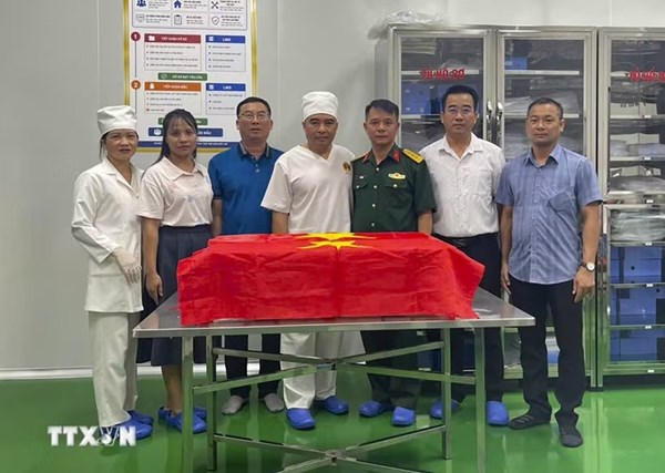 Điện Biên: Hoàn thành bàn giao mẫu hài cốt liệt sỹ lấy tại các nghĩa trang